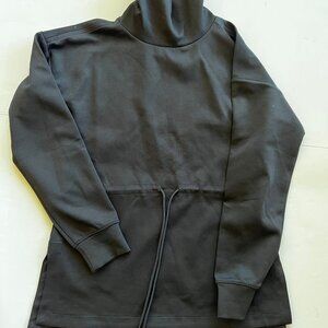 Athleta Allure Cinch Sweatshirt Color Black Size XS